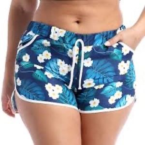 Fashion Floral Print Shorts Summer Casual ...